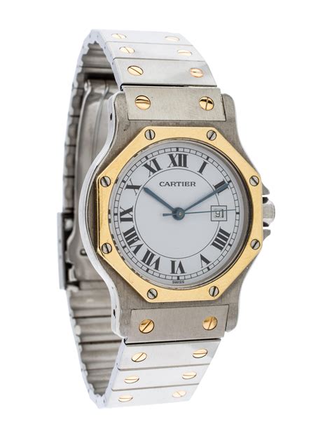 cartier santos octagon watch price|cartier santos octagon automatic.